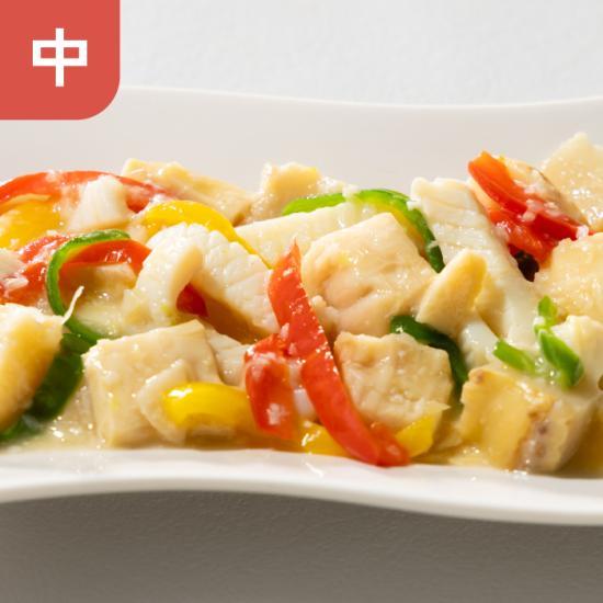 青森県産 アカイカと筍の塩味炒め