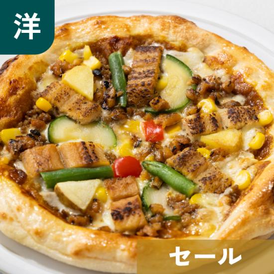 【数量2倍・5月1日以降のお届け(別送)です】島根県大田市産 天然大あなごのカレーピザ