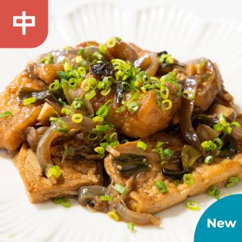 【新商品】瀬戸内海産 サワラと焼き豆腐のピリ辛甘味噌煮込み