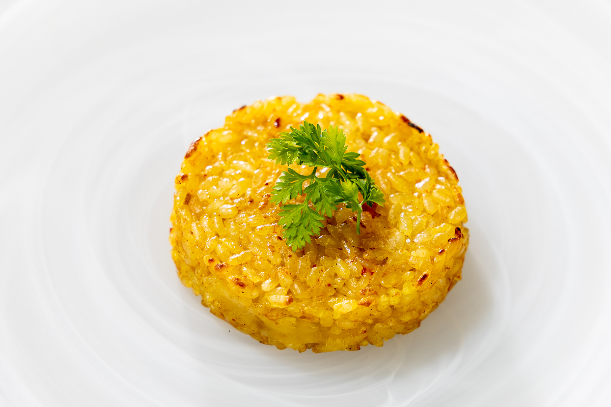 静岡県産 カツオの焼きリゾット カレー風味