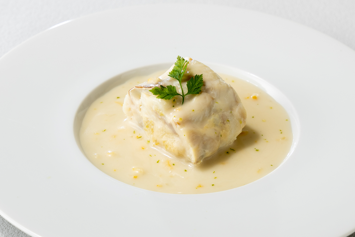 三陸産 さくら真鱈と白ネギの蒸し煮 柚子の香り