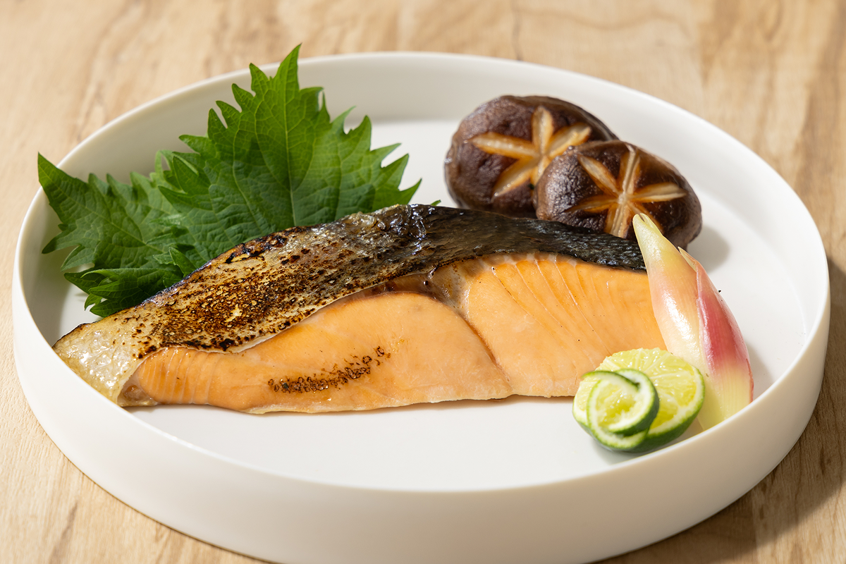 北海道産 秋鮭の塩焼き