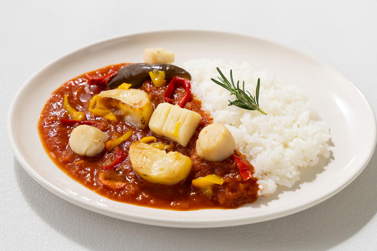 ボンキッシュのシーフードカレー