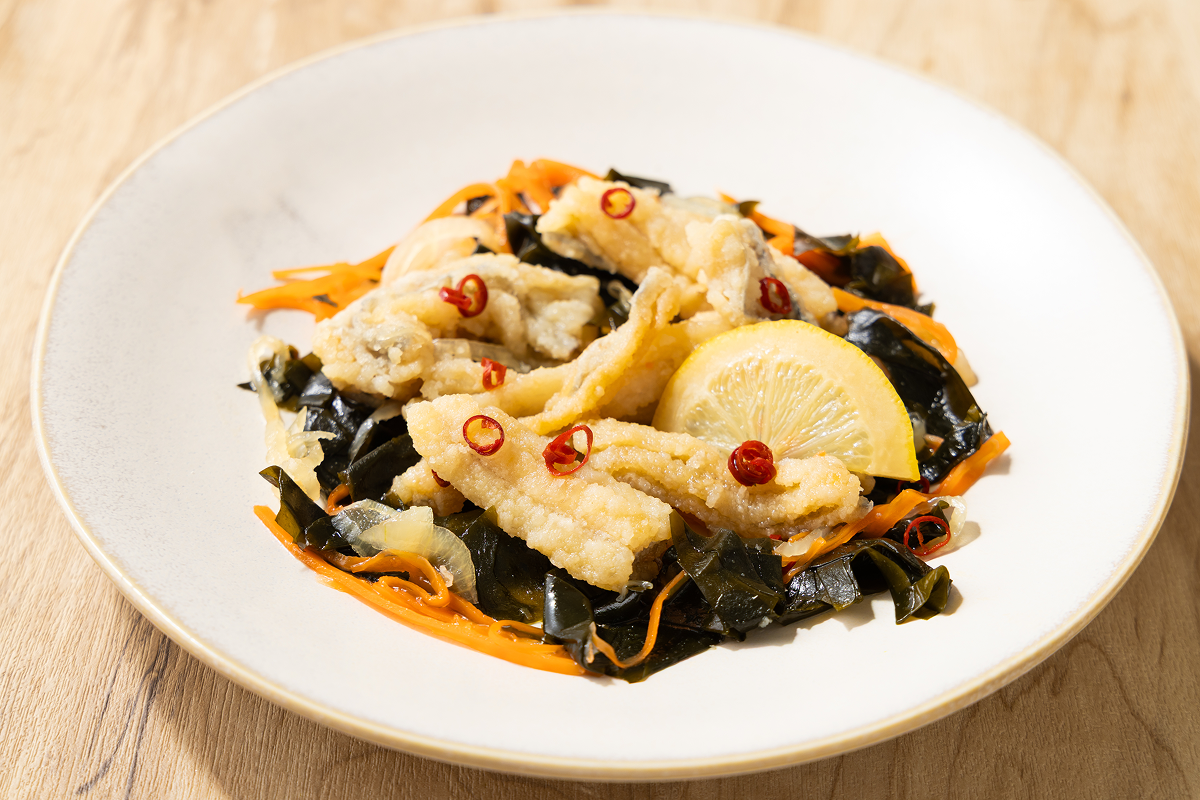 瀬戸内産 太刀魚とわかめの南蛮漬け レモン風味