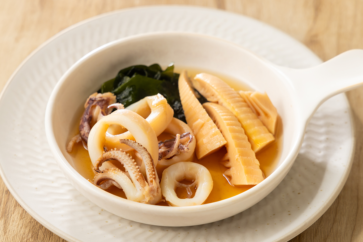 福島県産 やりいかの若竹煮