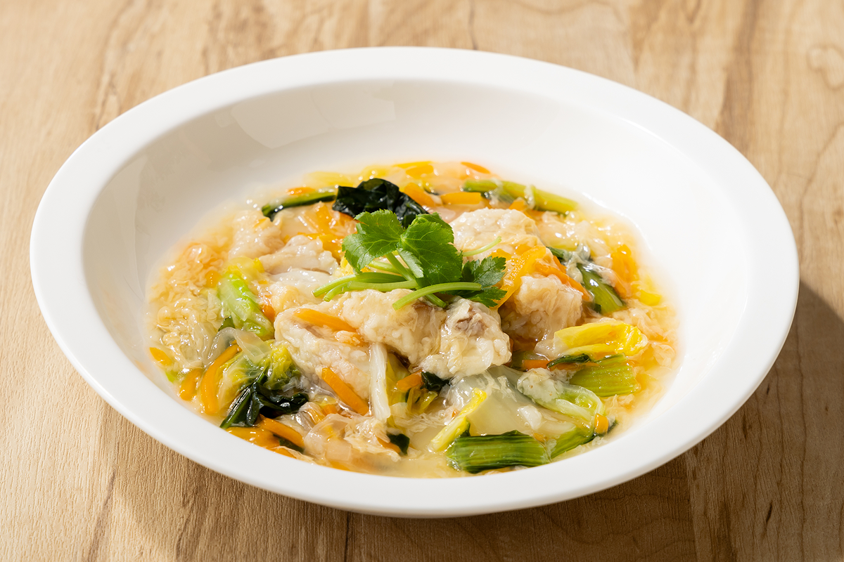 三陸産 さくら真鱈の季節野菜和風あんかけ