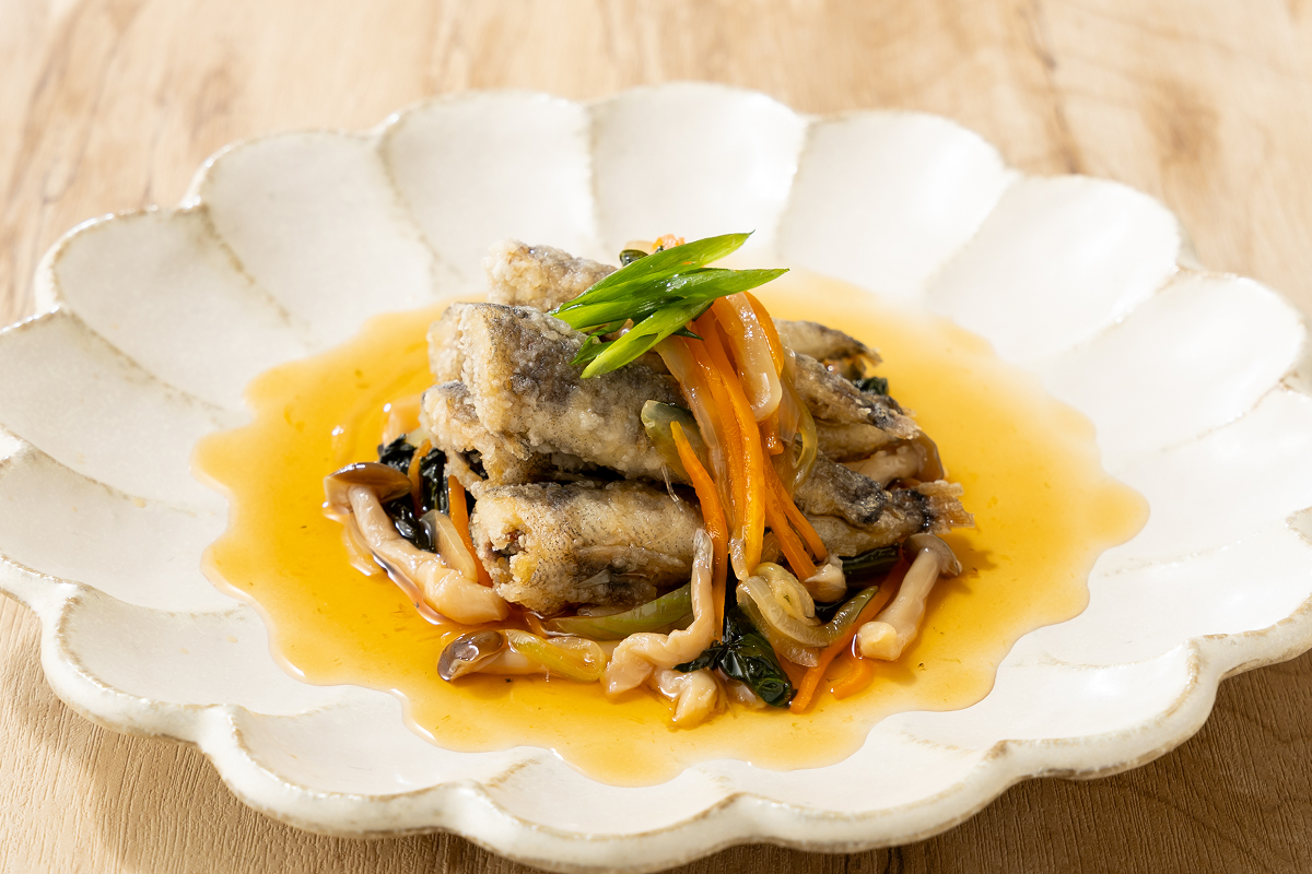 宮城県産 めひかりの唐揚げ 甘酢あん